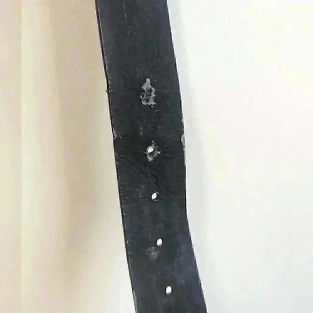 Urban Heritage Skater Graffiti Newspaper Print Faux Leather Belts - Size Large